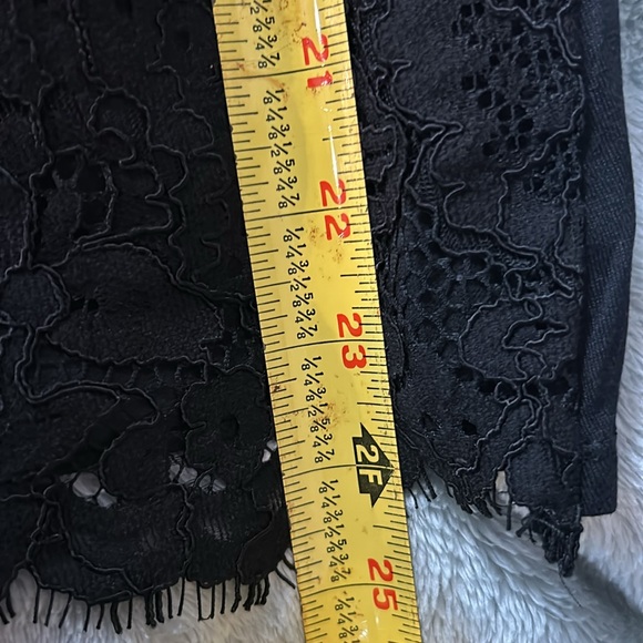 Black Lace Rachel Roy Sleeveless Top-M - Picture 9 of 12